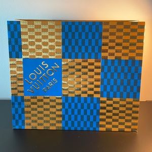 Louis Vuitton Gold Lego Holiday Limited Edition Shopping Bag